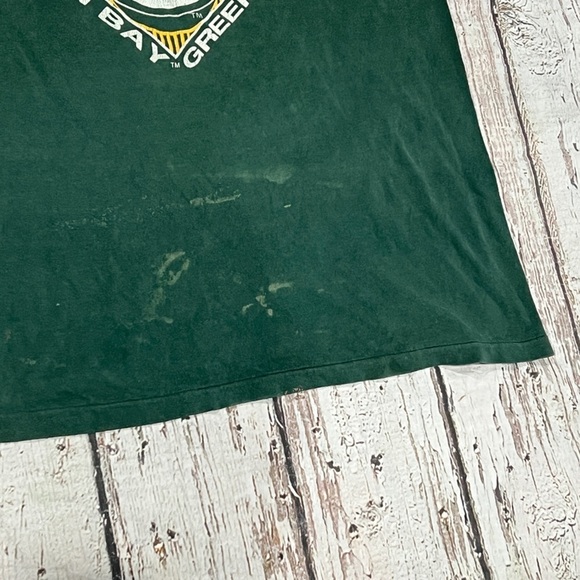 Vintage 90s Green Bay Packers Logo 7 NFL Football 1990s Sports Crewneck Tshirt - Picture 4 of 7